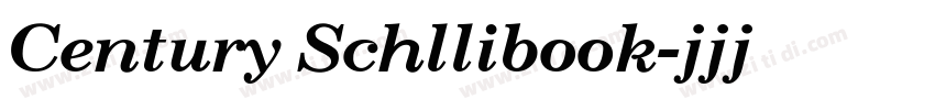 Century Schllibook字体转换